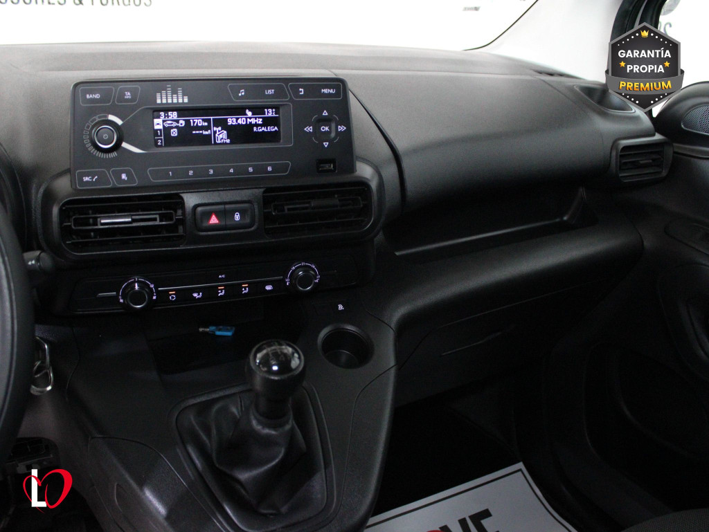 CITROEN BERLINGO BlueHDI VAN TALLA M CONTROL 75 de segunda mano