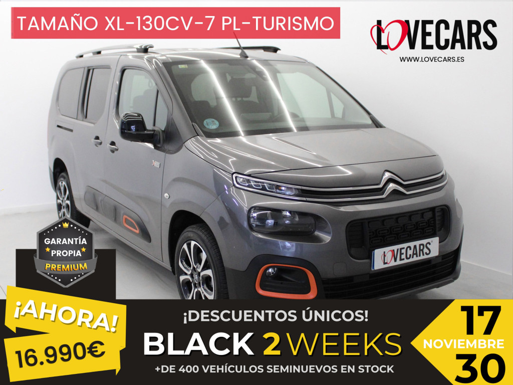 CITROEN BERLINGO TALLA XL BlueHDi 130 S&S 6v Shine 7 PLAZAS de segunda mano