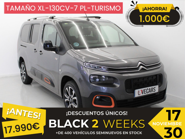 CITROEN BERLINGO TALLA XL BlueHDi 130 S&S 6v Shine 7 PLAZAS de segunda mano