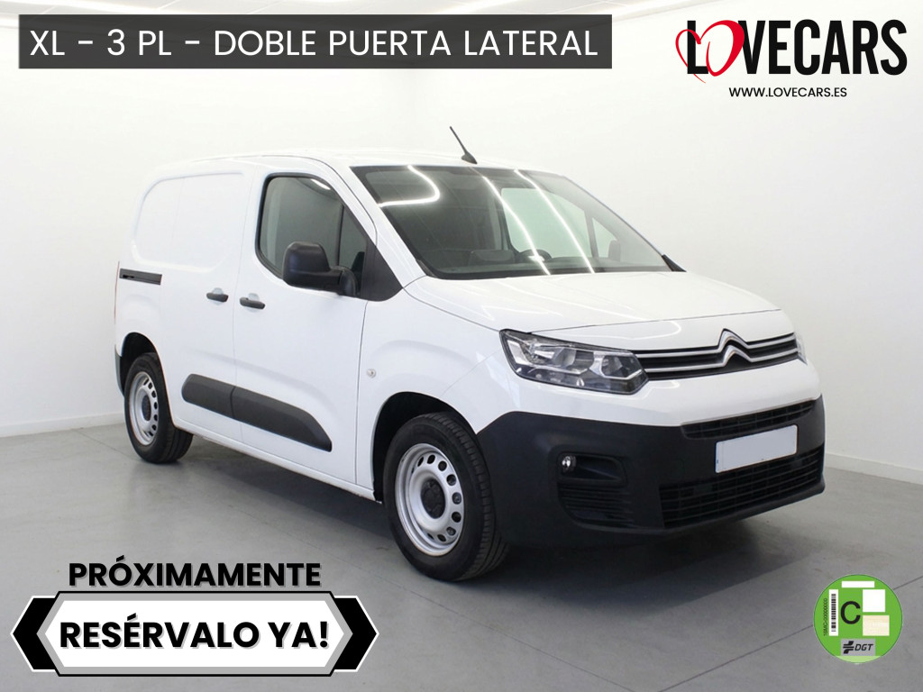 CITROEN BERLINGO VAN TALLA XL BlueHDi 100 S&S CLUB 3 PLAZAS de segunda mano