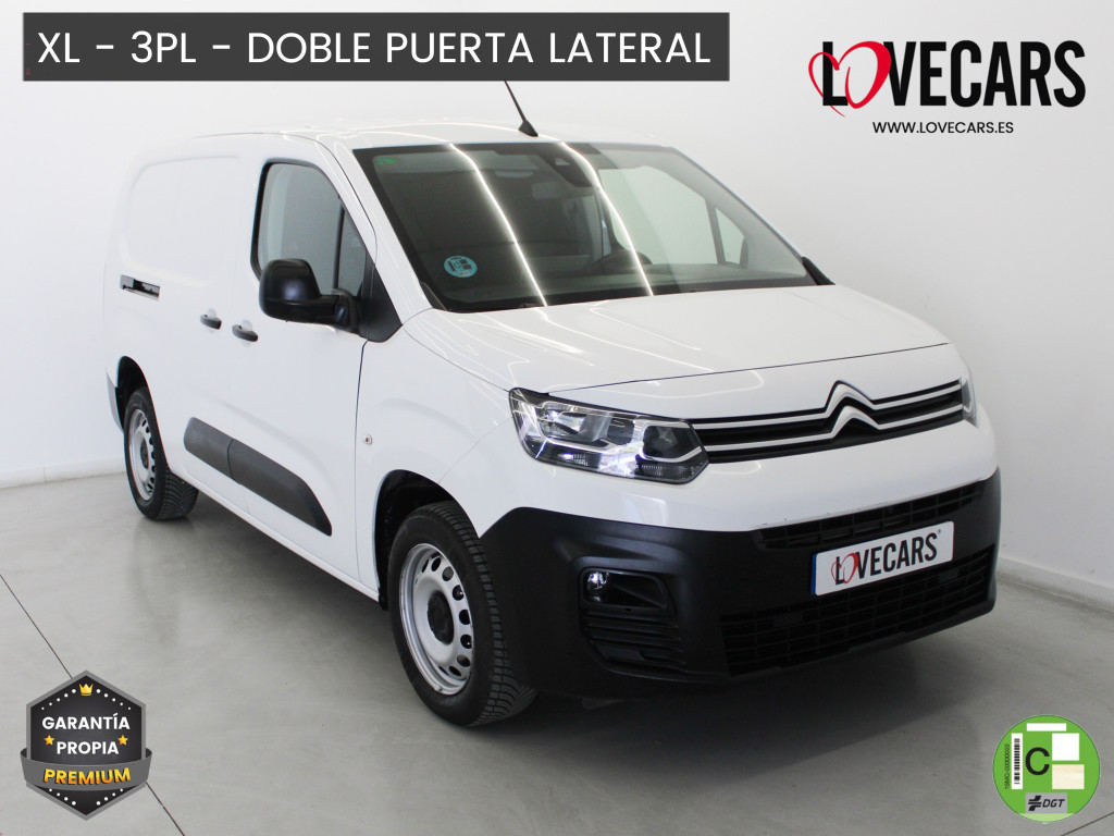 CITROEN BERLINGO VAN TALLA XL BlueHDi 100 S&S CLUB 3 PLAZAS de segunda mano