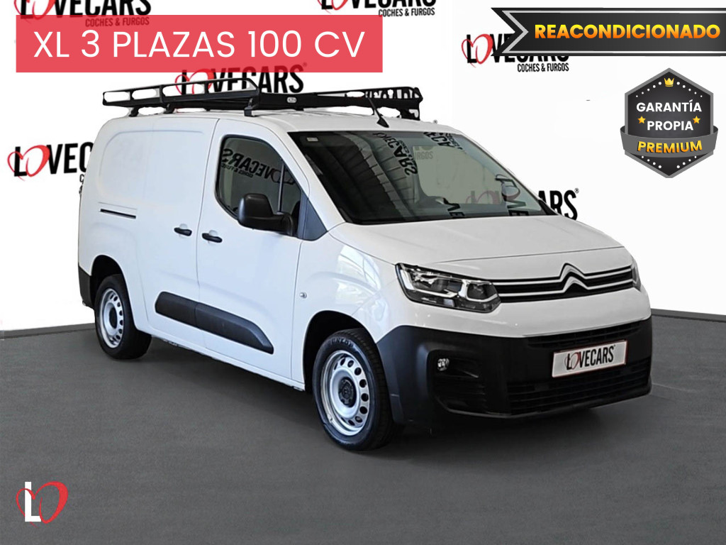 CITROEN BERLINGO XL BlueHDI FURGÓN CERRADO XL 3 PLZ 100 de segunda mano