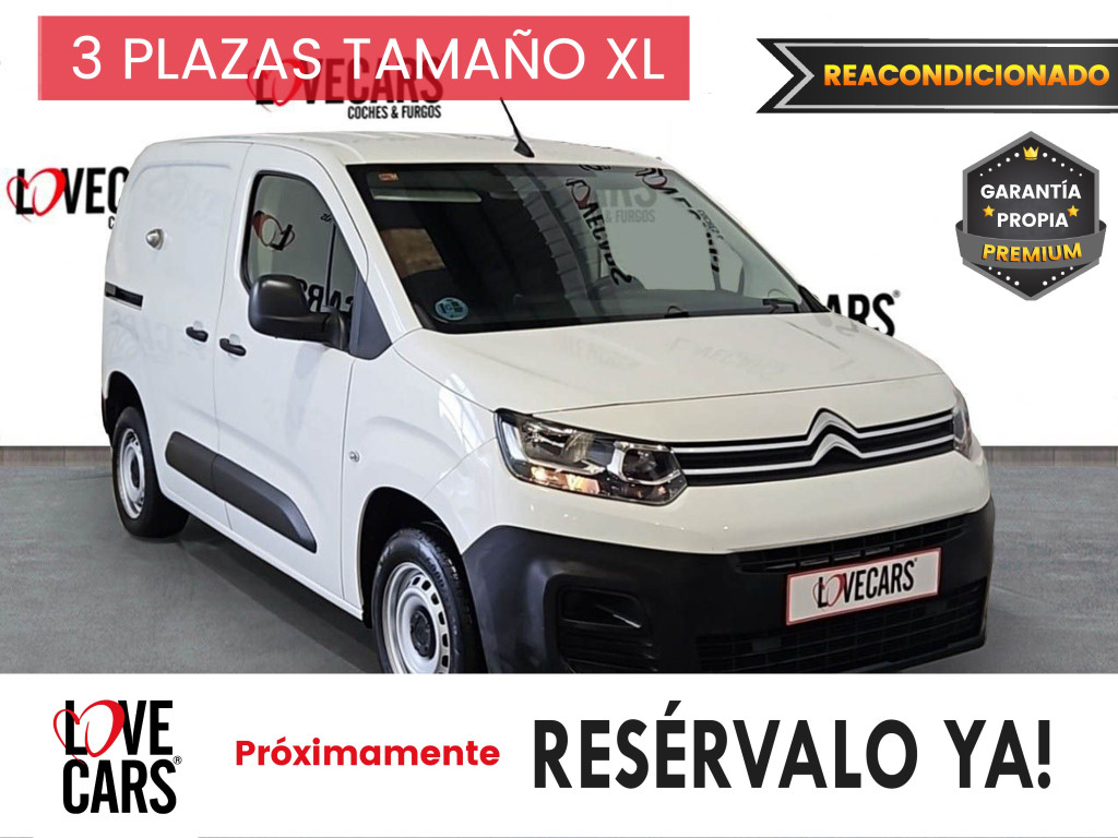 CITROEN BERLINGO XL BlueHDI S&S FURGÓN CERRADO 3 PLAZAS XL 100 de segunda mano