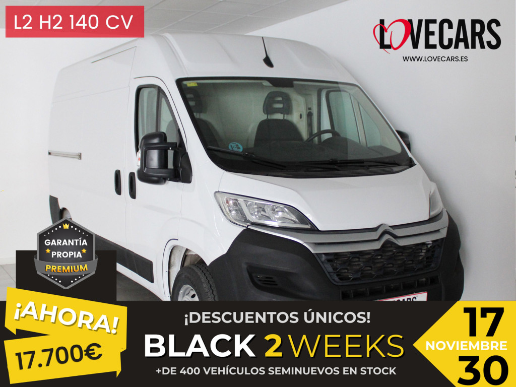 CITROEN JUMPER BlueHDi 140 S&S 6v FURGÓN 33 L2H2 de segunda mano