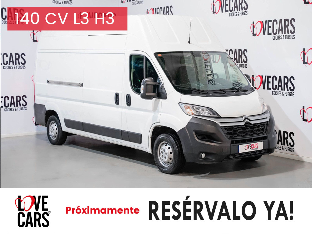 CITROEN JUMPER BlueHDi 140 S&S 6v FURGÓN 35 L3H3 de segunda mano