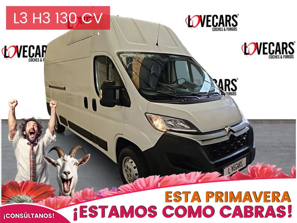 CITROEN JUMPER L3 BlueHDI FURGÓN CERRADO 35 L3 H3 130 de segunda mano