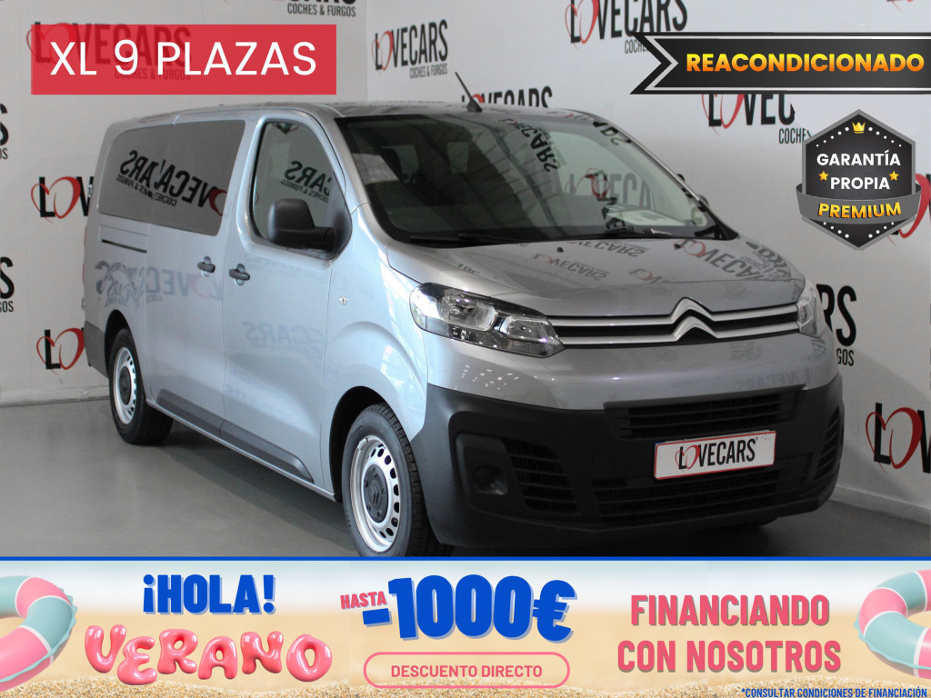 CITROEN JUMPY 1.5 BLUEHDI XL 9 PLAZAS 120 de segunda mano