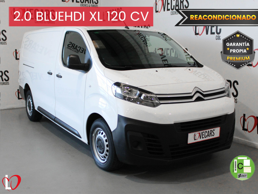 CITROEN JUMPY 2.0 BlueHDi 120 S&S 6v CONTROL TALLA XL de segunda mano