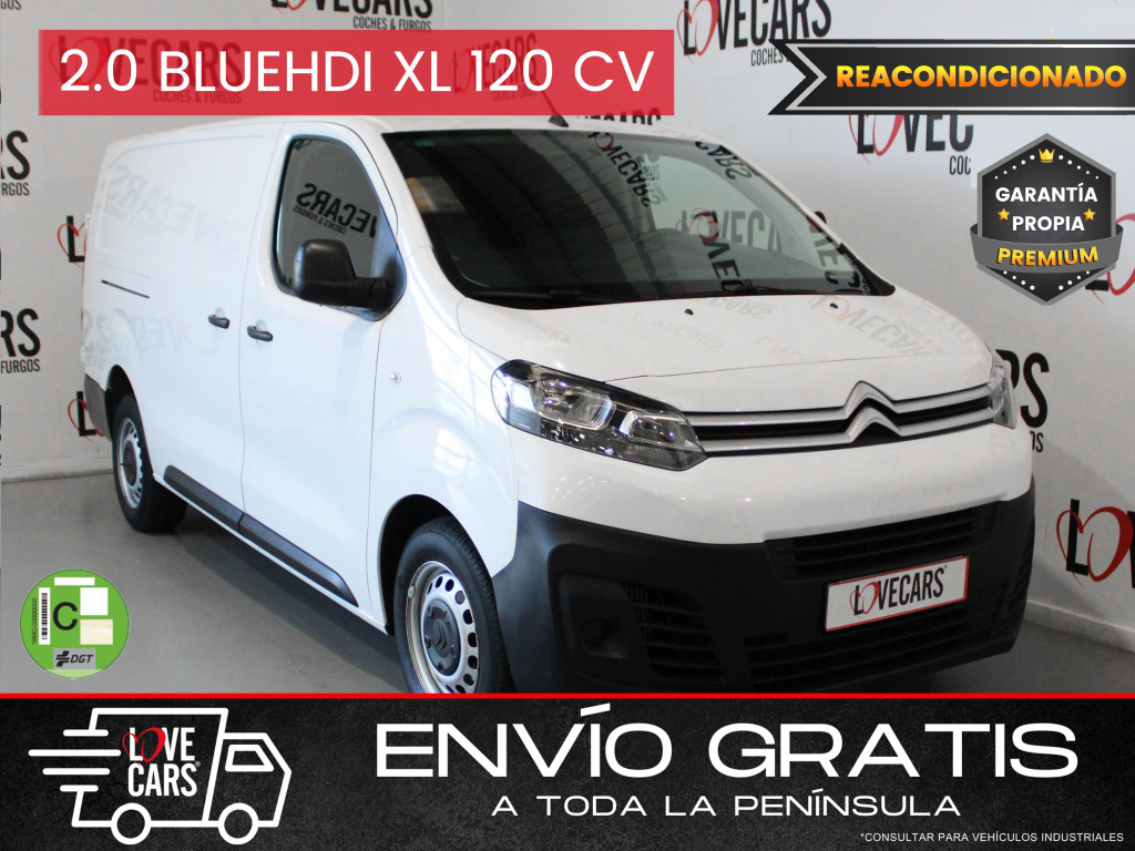 CITROEN JUMPY 2.0 BlueHDi 120 S&S 6v CONTROL TALLA XL de segunda mano