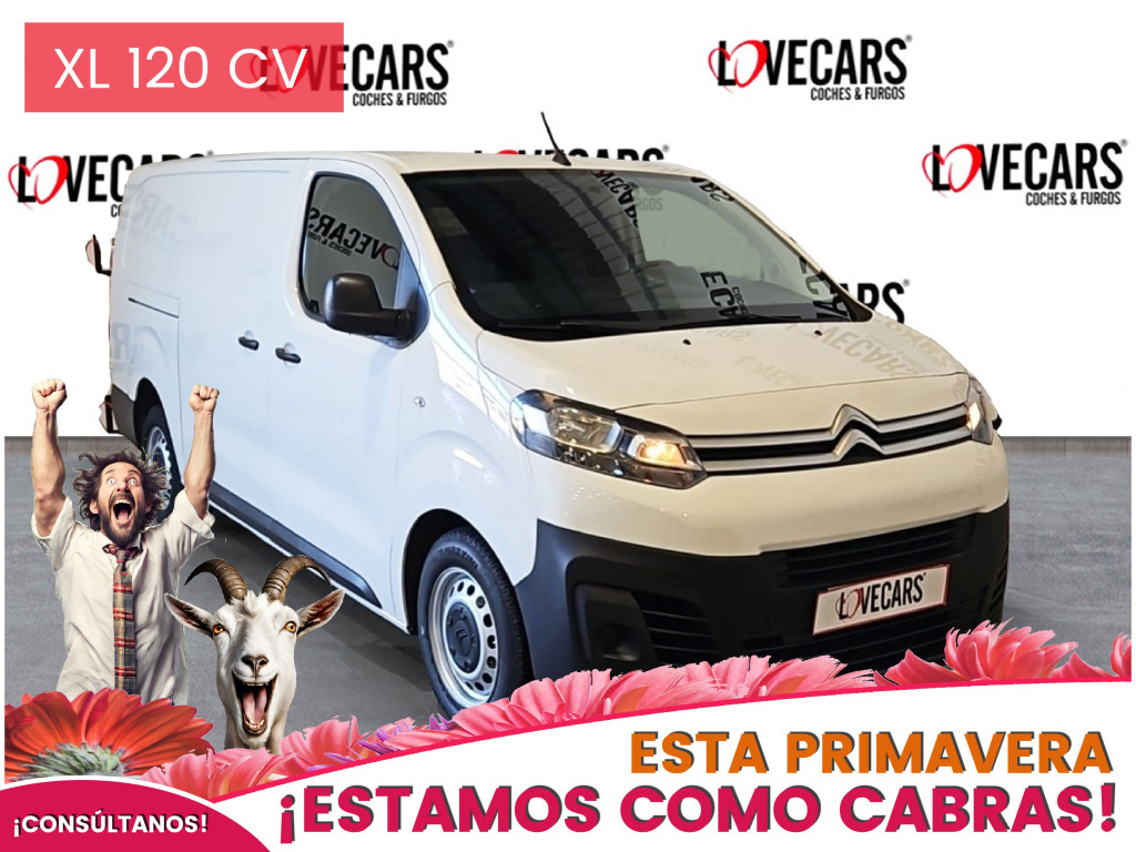 CITROEN JUMPY BlueHDI FURGÓN CERRADO XL 6 VEL 120 de segunda mano