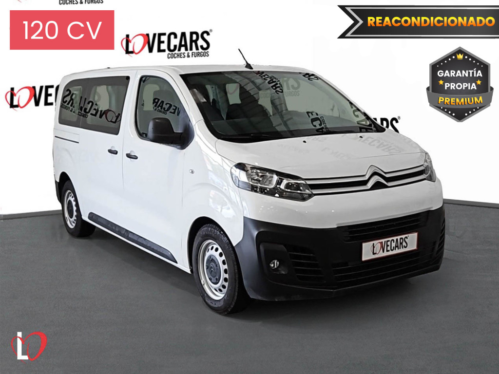 CITROEN JUMPY BlueHDI S&S COMBI 6 PLAZAS TALLA M 6 VEL 120 de segunda mano