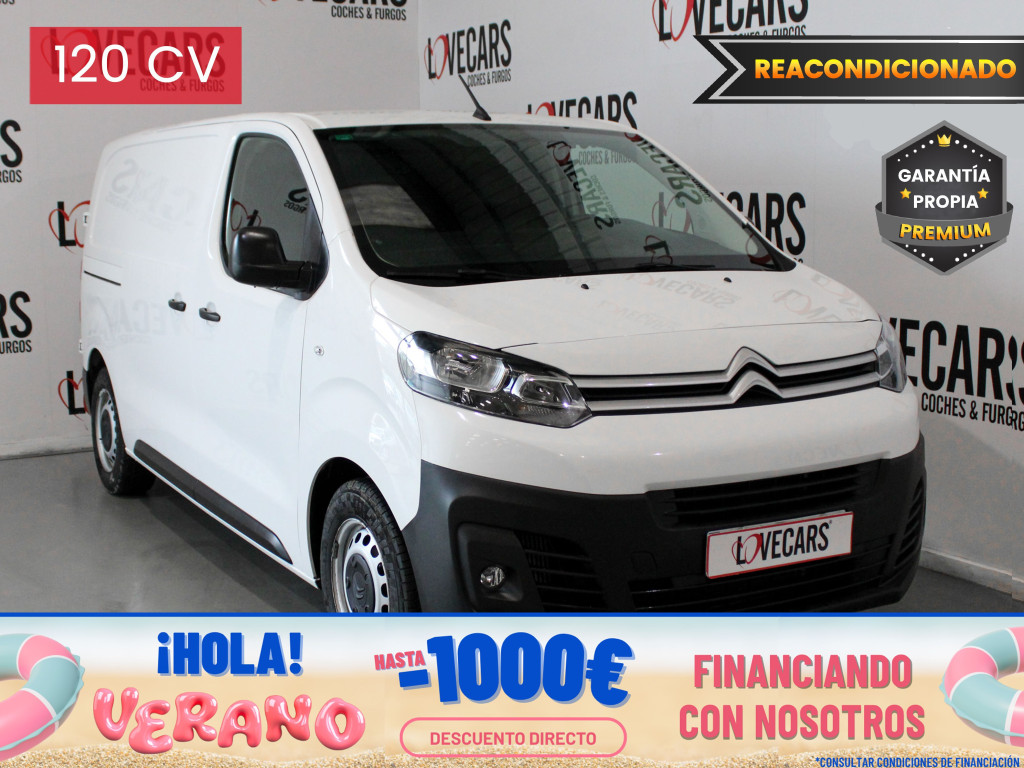 CITROEN JUMPY BlueHDI S&S FURGÓN TALLA M 6 VEL 120 de segunda mano