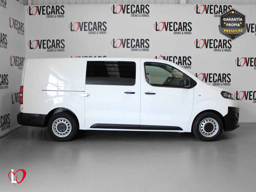 CITROEN JUMPY DOBLE CABINA ABATIBLE Talla XL 2.0 BlueHDi 120 S&S 6v de segunda mano