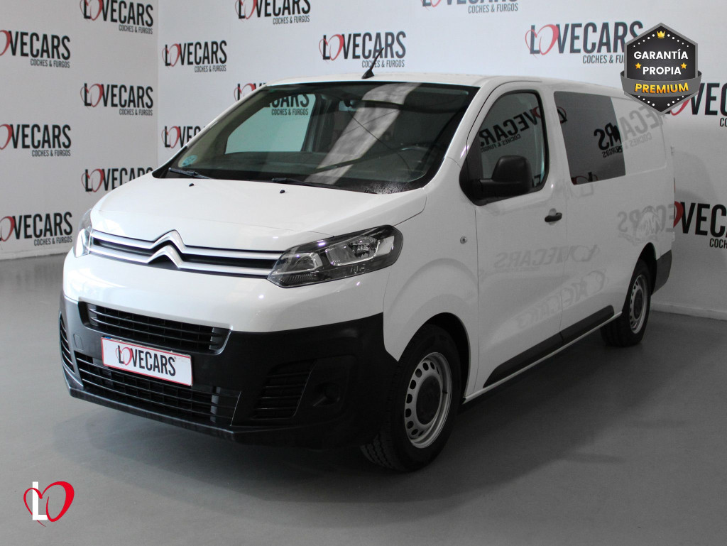 CITROEN JUMPY DOBLE CABINA ABATIBLE Talla XL 2.0 BlueHDi 120 S&S 6v de segunda mano