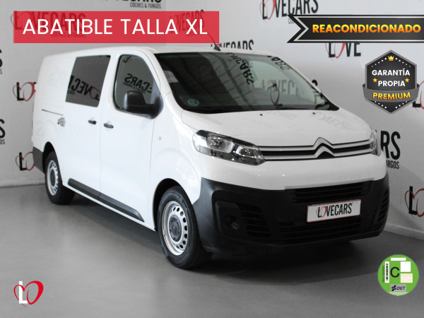 CITROEN JUMPY DOBLE CABINA ABATIBLE Talla XL 2.0 BlueHDi 120 S&S 6v de segunda mano
