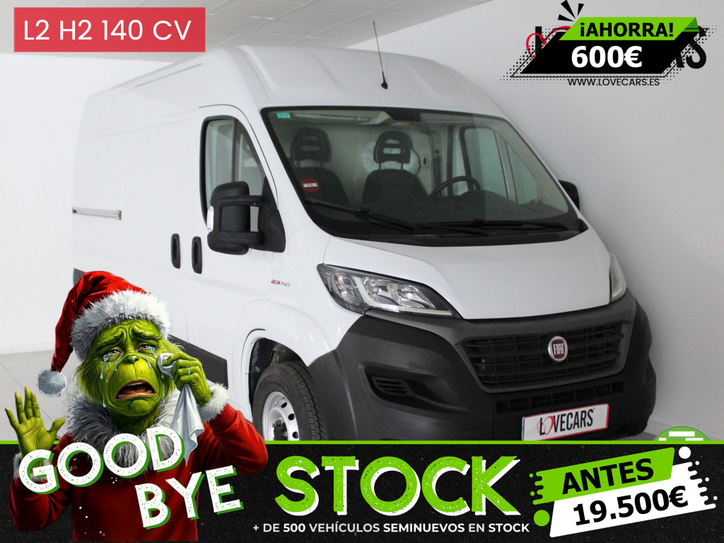 FIAT DUCATO 2.3 MJT 33 L2 H2 FURGÓN CERRADO 140 de segunda mano