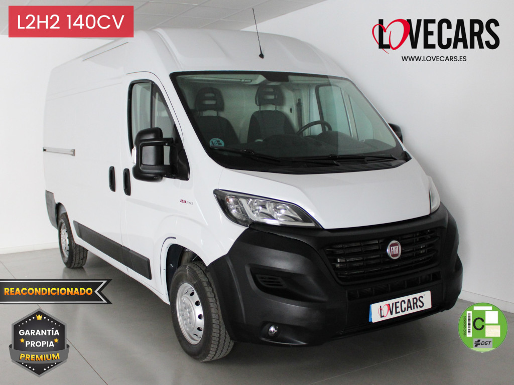 FIAT DUCATO 2.3 MJT 33 L2 H2 FURGÓN CERRADO 140 de segunda mano