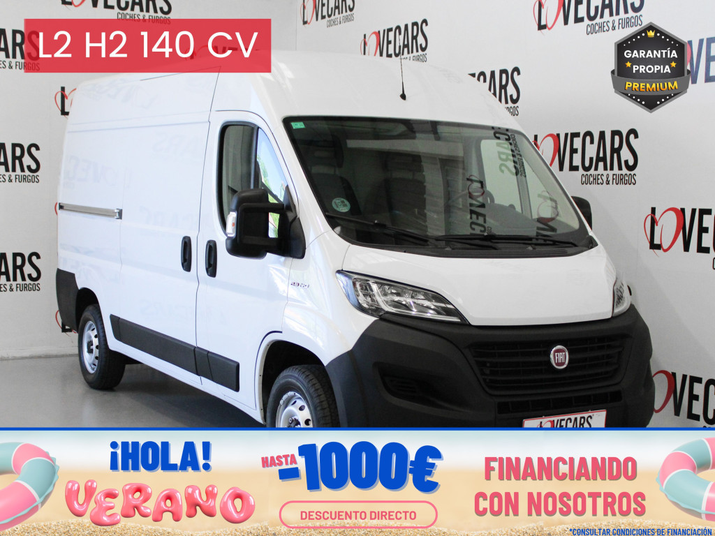 FIAT DUCATO 2.3 MJT 33 L2 H2 FURGÓN CERRADO 140 de segunda mano