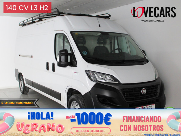 FIAT DUCATO 2.3 MJT 35 L3 H2 FURGÓN CERRADO 140 de segunda mano
