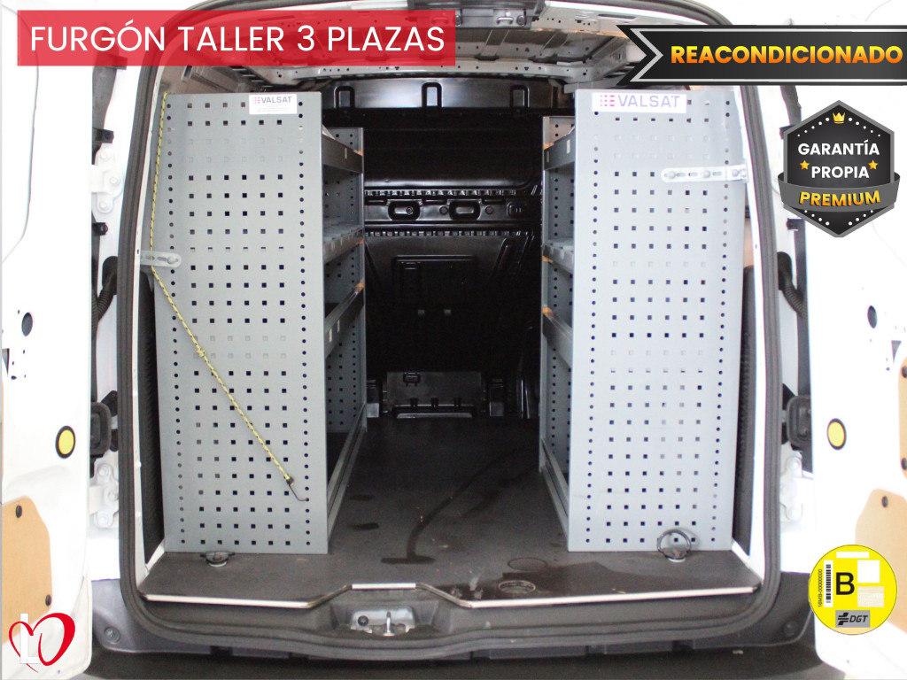 FORD TRANSIT CONNECT 1.6 TDCi FURGÓN TALLER TREND 3 PLAZAS 200 L1 de segunda mano