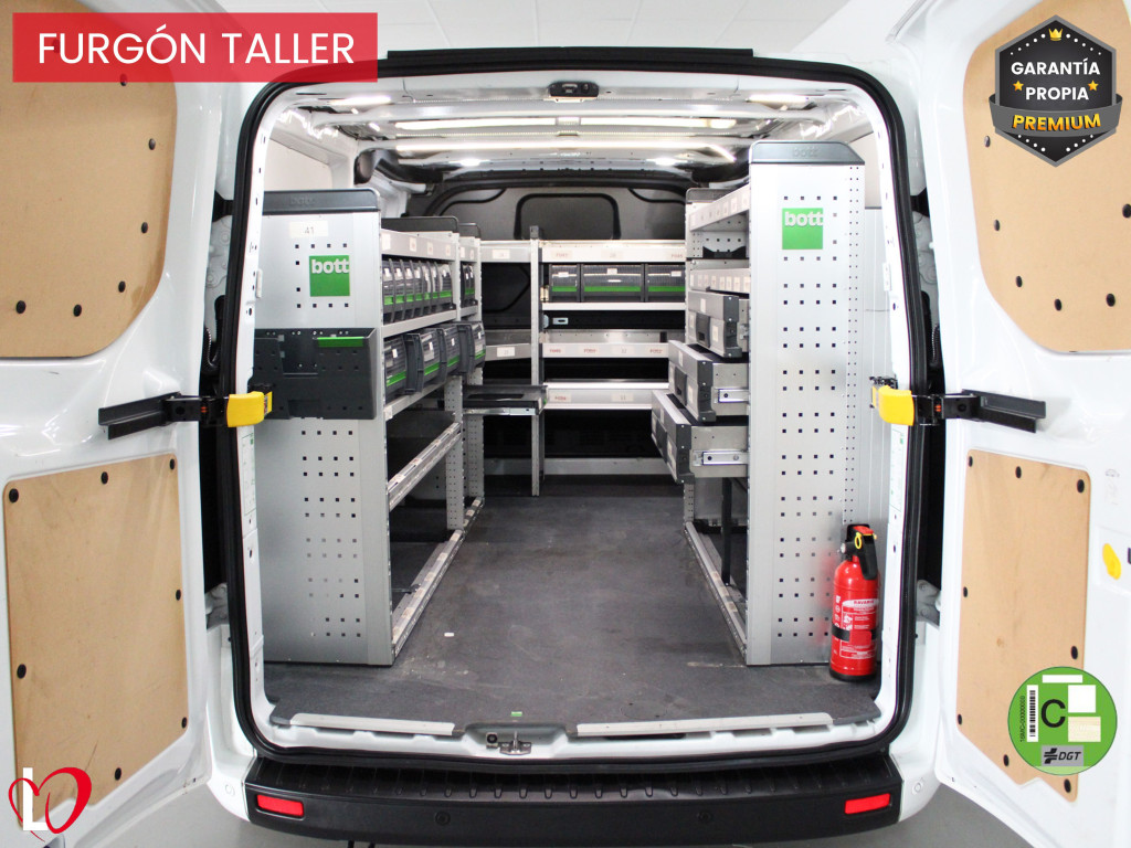 FORD TRANSIT CUSTOM 2.0 ECOBLUE FURGON TALLER L2 H1 105 de segunda mano
