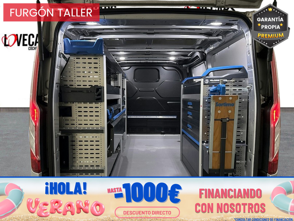 FORD TRANSIT CUSTOM 2.0 ECOBLUE FURGON TALLER L2 H1 130 de segunda mano