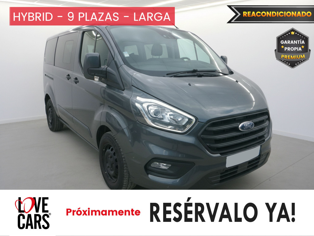 FORD TRANSIT CUSTOM 2.0 TDCI HYBRID L2 9 PLAZAS 130 de segunda mano