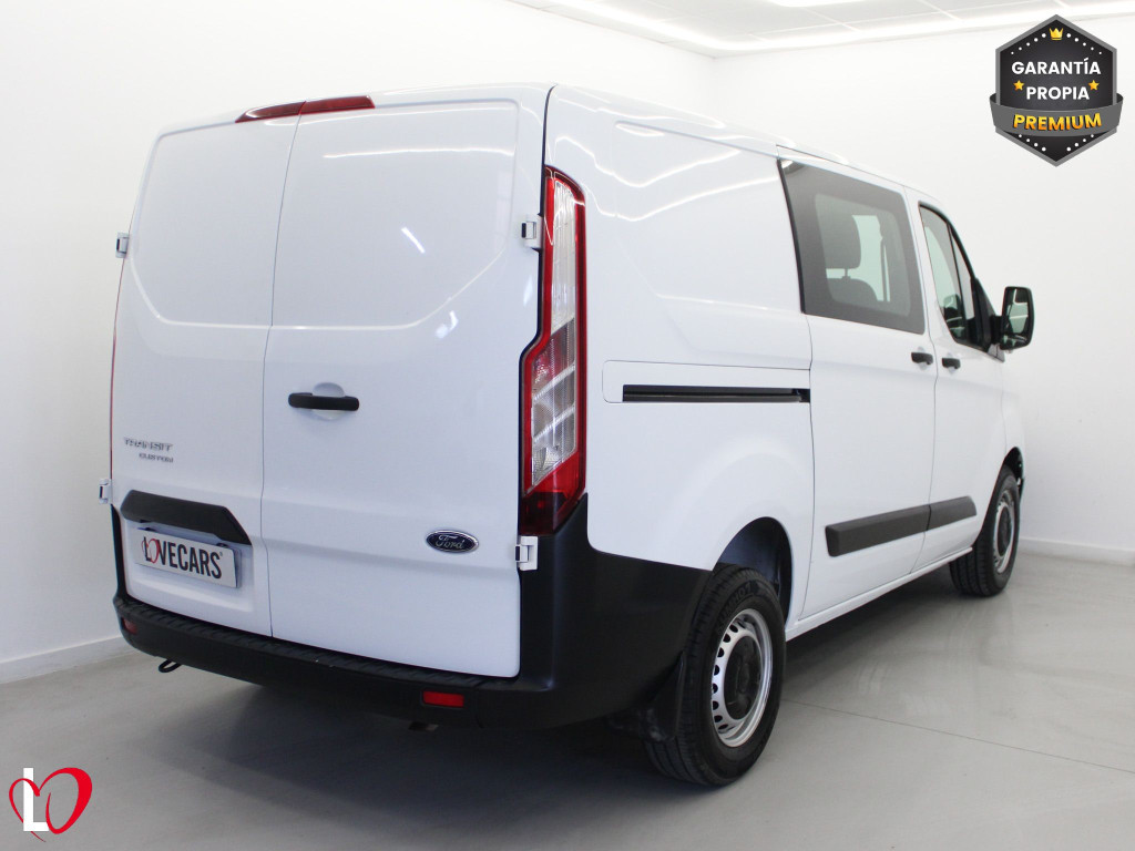 FORD TRANSIT CUSTOM 2.0 TDCI SWB 300 AMBIENTE 6 PLAZAS 105 de segunda mano