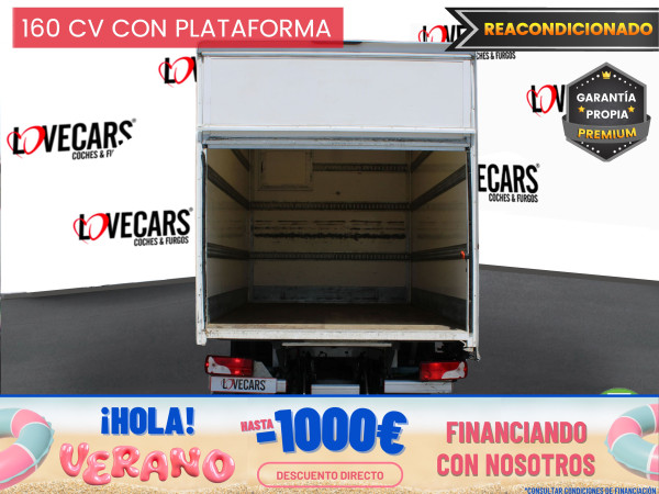MERCEDES SPRINTER CAJA 516  CDI PAQUETERA + PLATAFORMA ELEVADORA 163 de segunda mano