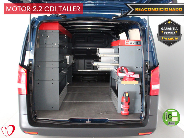 MERCEDES VITO 114 CDI 2.2 FURGON TALLER LARGA 136 de segunda mano