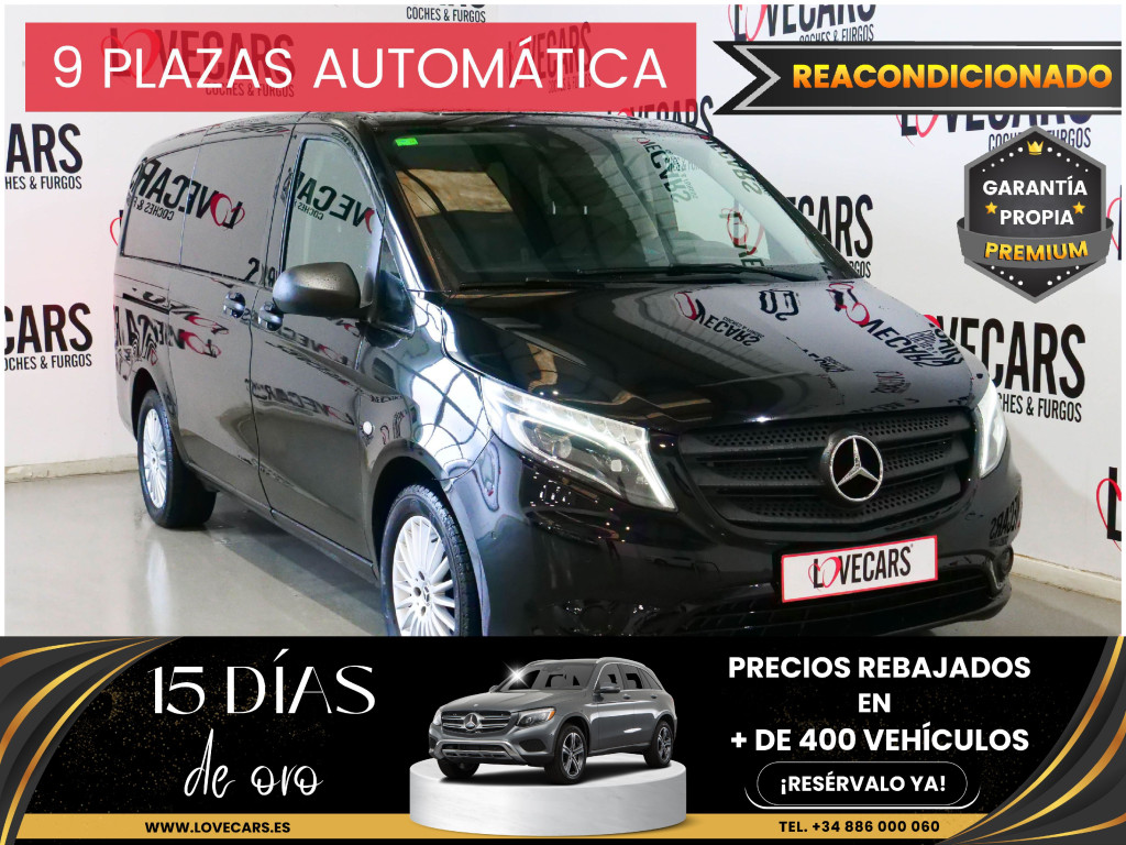 MERCEDES VITO TOURER 116 CDI AUTO LARGA 9 PZAS. 163 de segunda mano