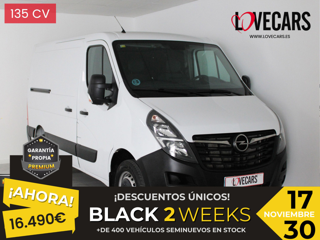OPEL MOVANO 2.3 CDTI L1 H1 FURGÓN CERRADO 6 VEL 135 de segunda mano