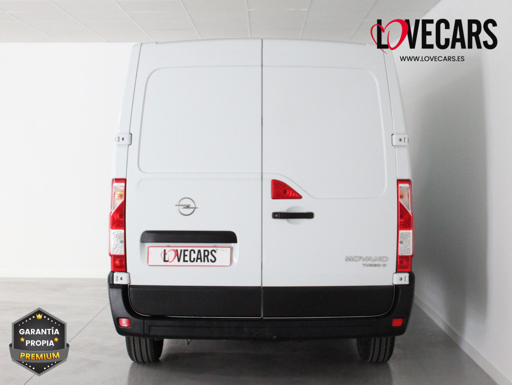 OPEL MOVANO 2.3 CDTI L1 H1 FURGÓN CERRADO 6 VEL 135 de segunda mano