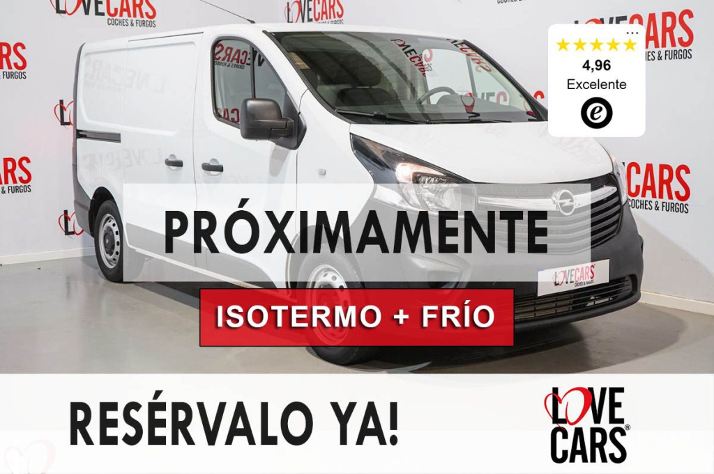 OPEL VIVARO 1.6 CDTI L2 H1 ISOTERMO + EQUIPO FRIO 95 de segunda mano