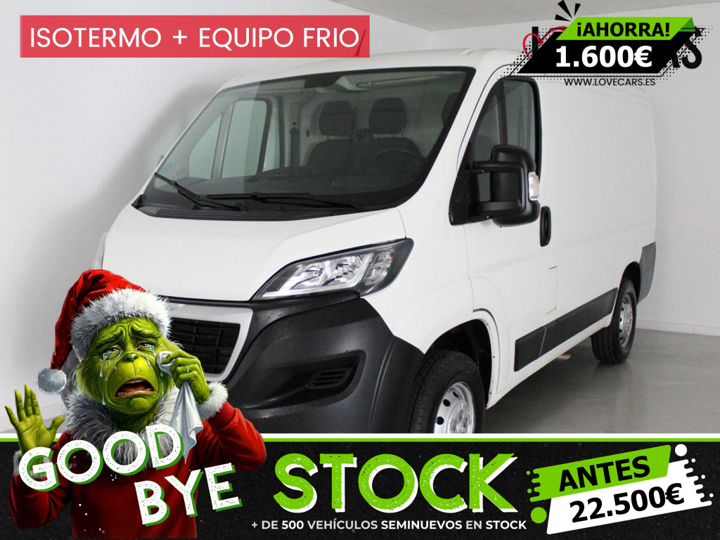 PEUGEOT BOXER 2.0 BlueHDI L1H1 330 ISOTERMO + EQUIPO FRIO 110 de segunda mano