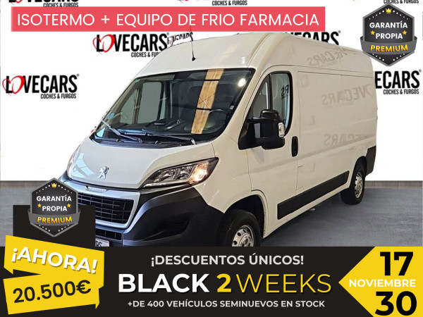 PEUGEOT BOXER BlueHDI 33 L2 H2 ISOTERMO + EQUIPO FRIO FARMACIA 120 de segunda mano