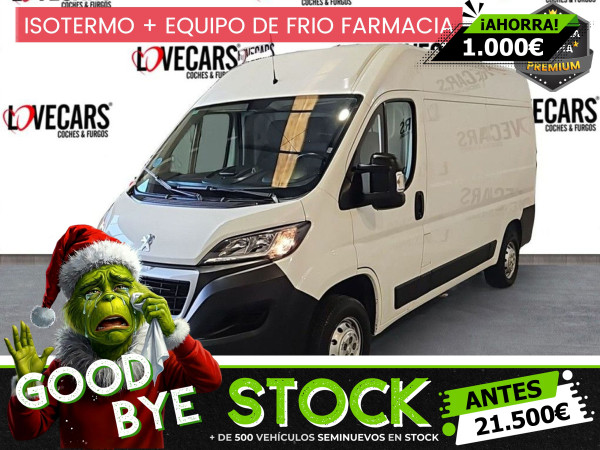 PEUGEOT BOXER BlueHDI 33 L2 H2 ISOTERMO + EQUIPO FRIO FARMACIA 120 de segunda mano