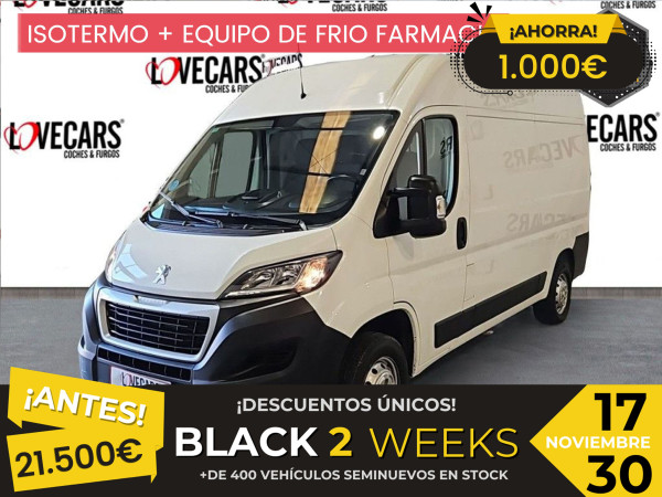 PEUGEOT BOXER BlueHDI 33 L2 H2 ISOTERMO + EQUIPO FRIO FARMACIA 120 de segunda mano