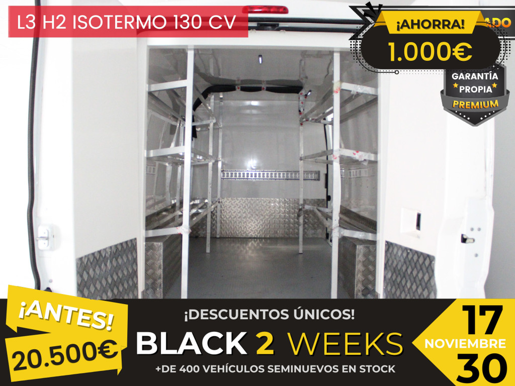 PEUGEOT BOXER BlueHDI 33 L3 H2 FURGÓN ISOTERMO 130 de segunda mano