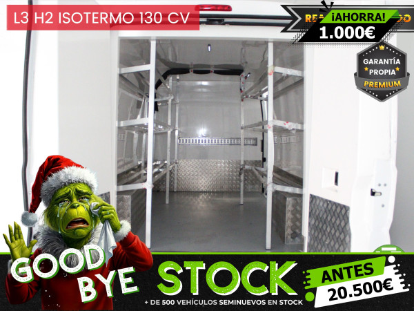 PEUGEOT BOXER BlueHDI 33 L3 H2 FURGÓN ISOTERMO 130 de segunda mano