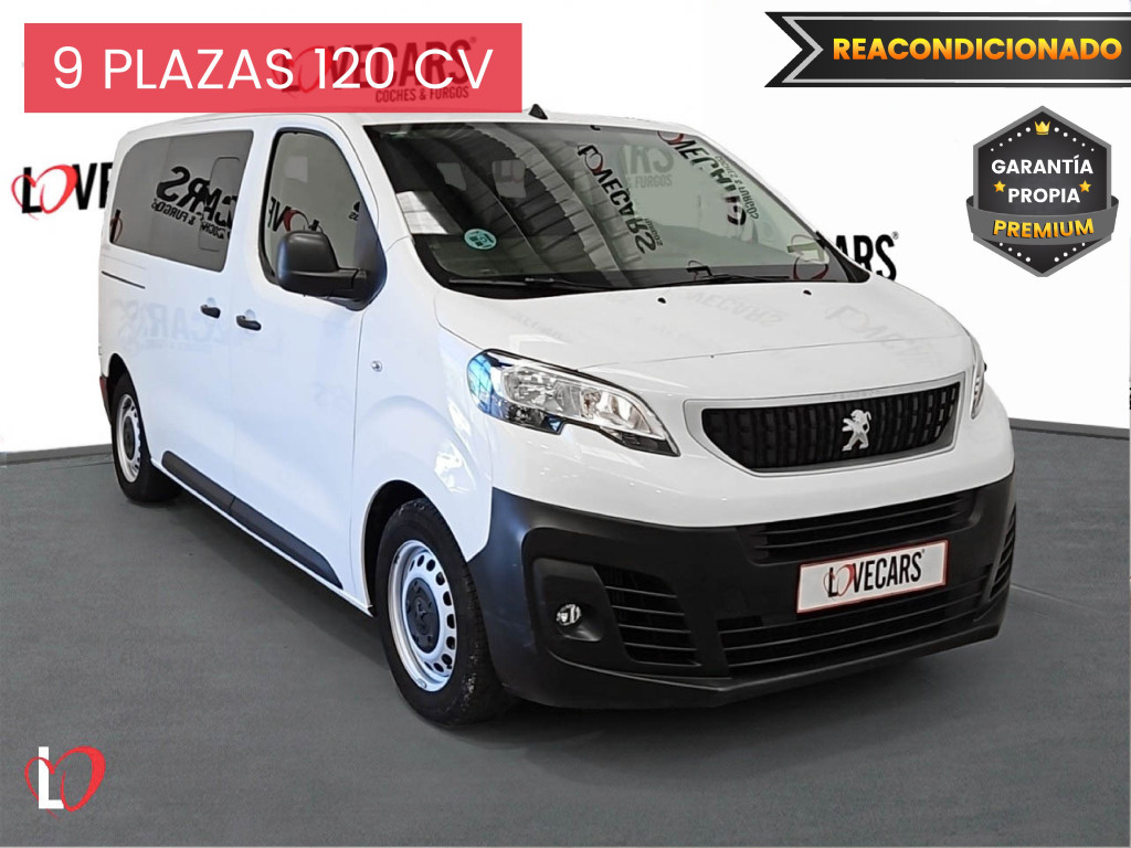PEUGEOT EXPERT BlueHDI FURGÓN COMBI 9 PLAZAS 6 VEL 120 de segunda mano