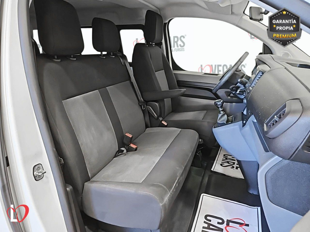 PEUGEOT EXPERT BlueHDI FURGÓN COMBI 9 PLAZAS 6 VEL 120 de segunda mano