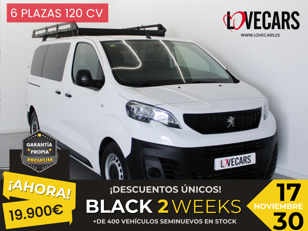 PEUGEOT EXPERT COMBI BlueHDi 120 S&S 6 Vel. MAN Standard de segunda mano