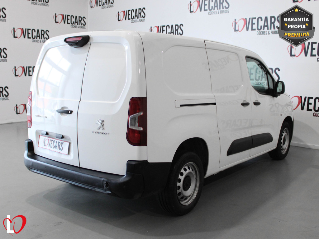 PEUGEOT PARTNER BlueHDI 3 PLAZAS FURGÓN CERRADO L2 100 de segunda mano