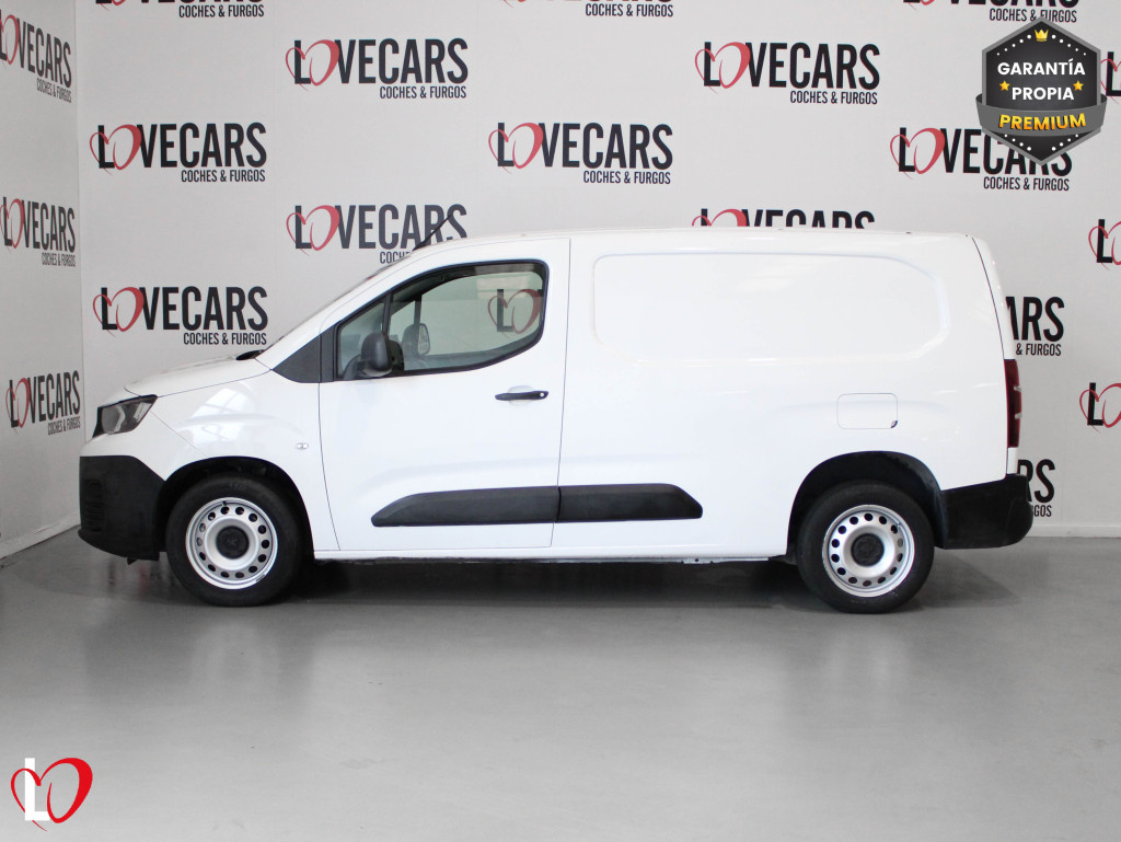 PEUGEOT PARTNER BlueHDI 3 PLAZAS FURGÓN CERRADO L2 100 de segunda mano
