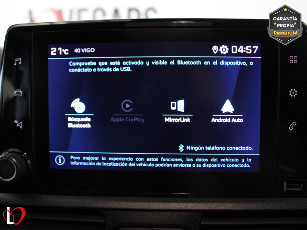 PEUGEOT PARTNER BlueHDI 3 PLAZAS FURGÓN CERRADO L2 100 de segunda mano