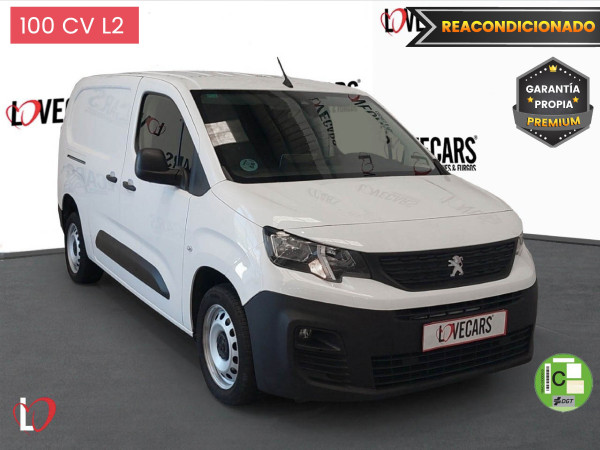 PEUGEOT PARTNER BlueHDI FURGÓN CERRADO L2 6 VEL 100 de segunda mano