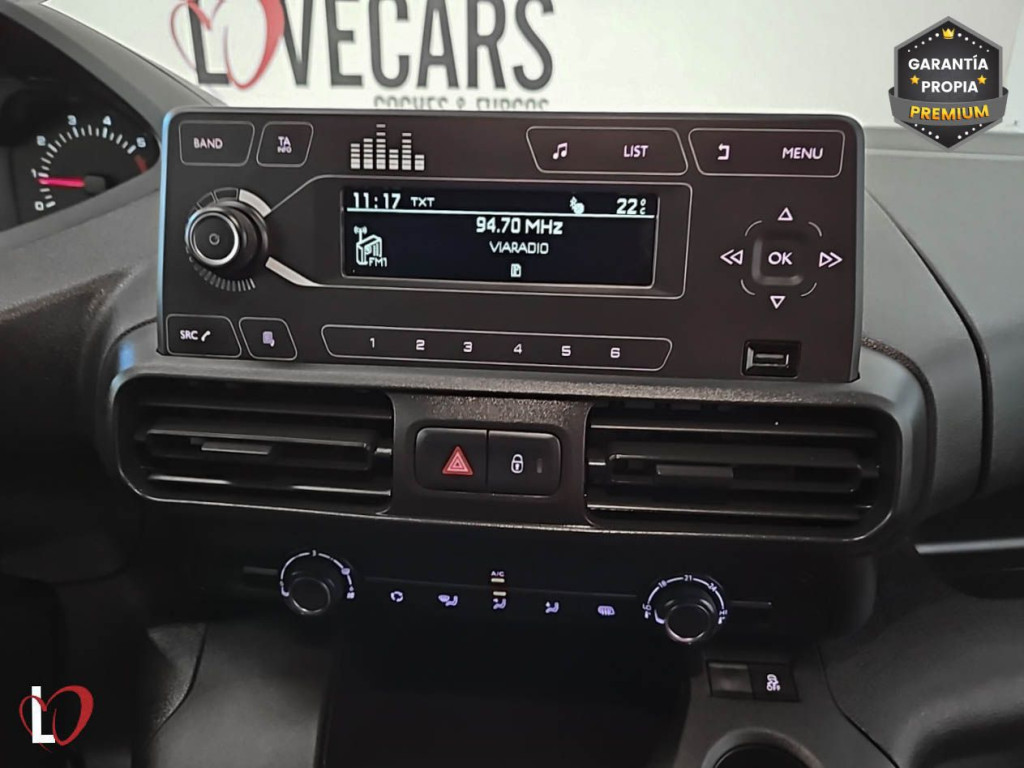PEUGEOT PARTNER BlueHDI S&S FURGÓN CERRADO ISOTERMO 100 de segunda mano