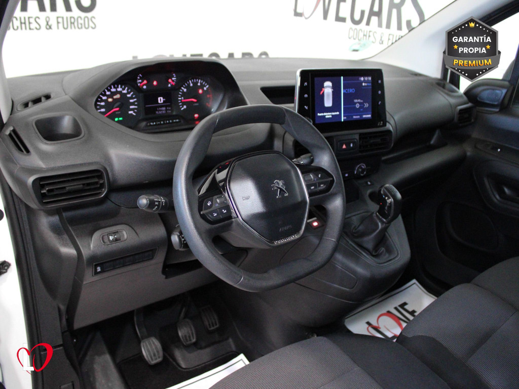 PEUGEOT PARTNER BlueHDi S&S PREMIUM STANDARD 3 PLAZAS 100 de segunda mano