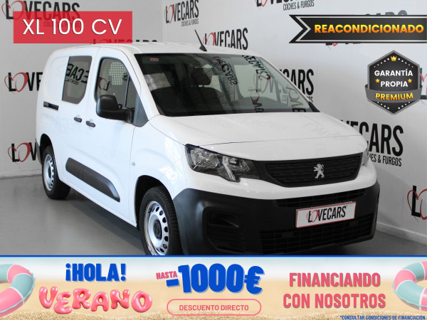 PEUGEOT PARTNER DOBLE CABINA BlueHDi S&S 100 L2 de segunda mano